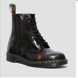 Dr. Marten 1460 rainbow patent combat boots